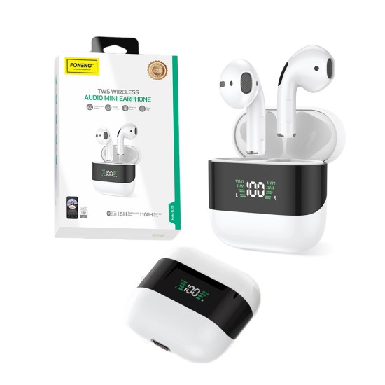 Foneng True Wireless Earbuds BL108 Steady White